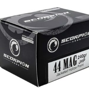 SCORPION 44 REM MAG - 240GR JHP 20RD 10BX/CS