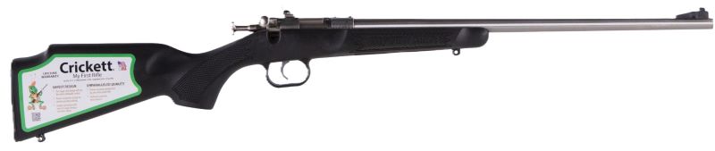 CRICKETT RIFLE G2 22WMR - STAINLESS BLACK SYNTHETIC