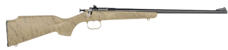 CRICKETT RIFLE G2 22LR TAN - SYNTHETIC/GOLD WEB BLUED