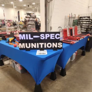 gun show pic, Mil-Spec Munitions 3d printed sign